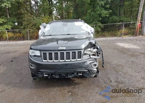 2014 Jeep Grand Cherokee Overland z USA, uszkodzony, nr VIN 1C4RJFCT7EC378738